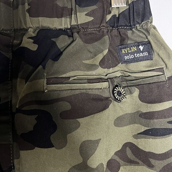 LOKTARC Boys Camo Pants‎ Kids Pull On Drawstring Youth Camouflage Cargo Joggers - Picture 10 of 11